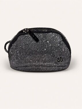 Lululemon Everywhere Belt Bag Nano Glitter Silver Sparkle NWT